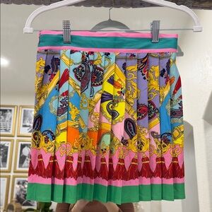 Nolita Multicolor Pleated Mini Skirt
